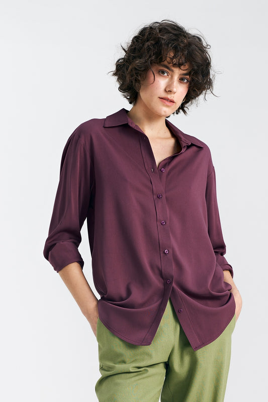 violet - Long sleeve shirt model 192970 Nife