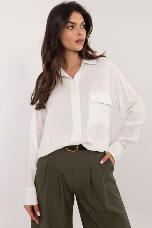 white - Long sleeve shirt model 203019 Lakerta