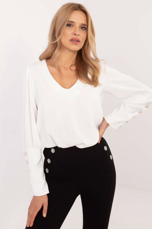 white - Blouse model 203402 Italy Moda