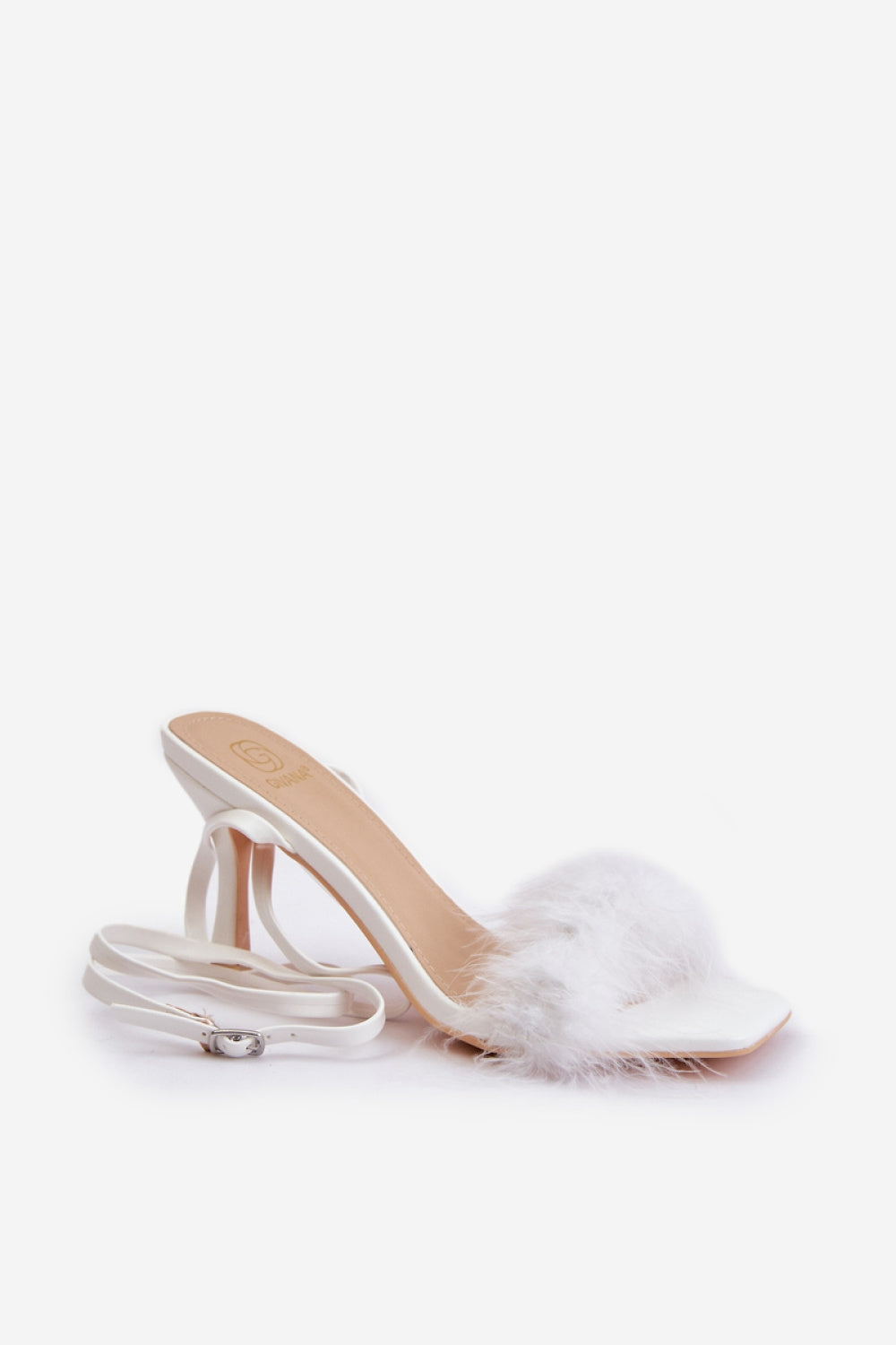 white - Heel sandals model 203592 Step in style