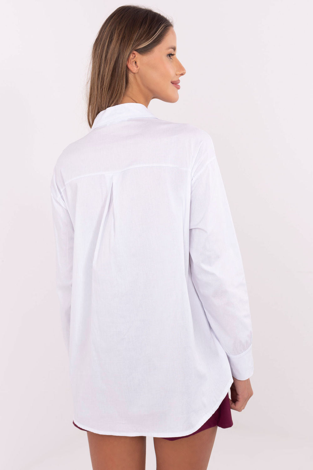 white - Long sleeve shirt model 204359 Italy Moda