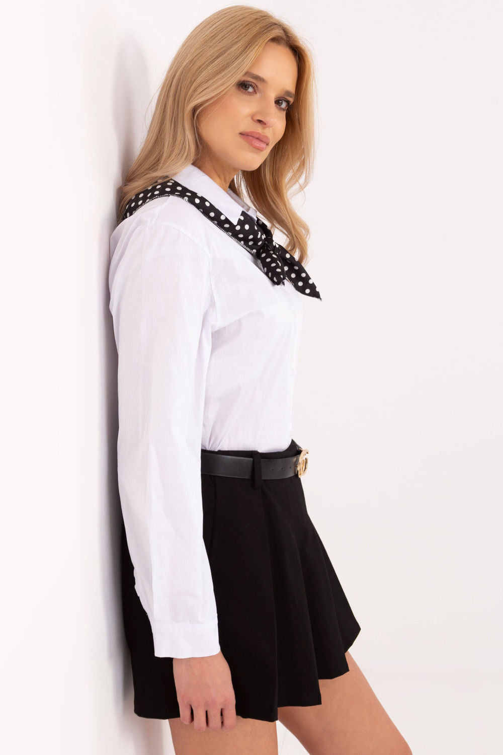 white - Long sleeve shirt model 204361 Italy Moda