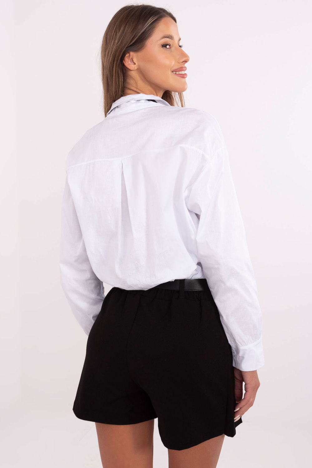 white - Long sleeve shirt model 204393 Italy Moda