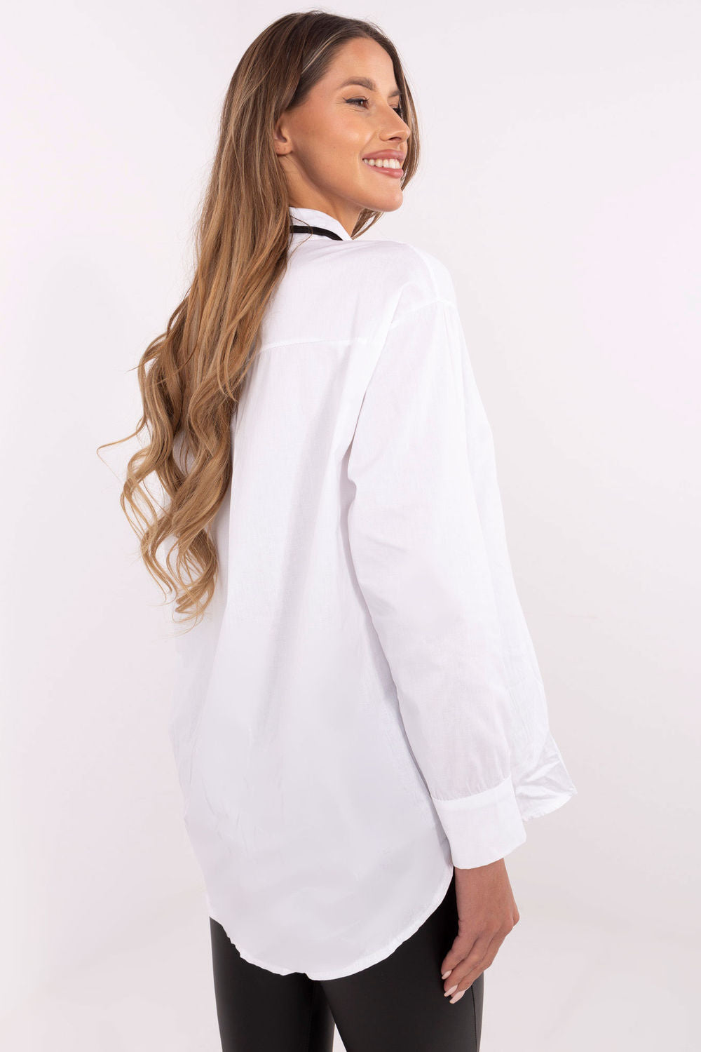 white - Long sleeve shirt model 204400 Italy Moda