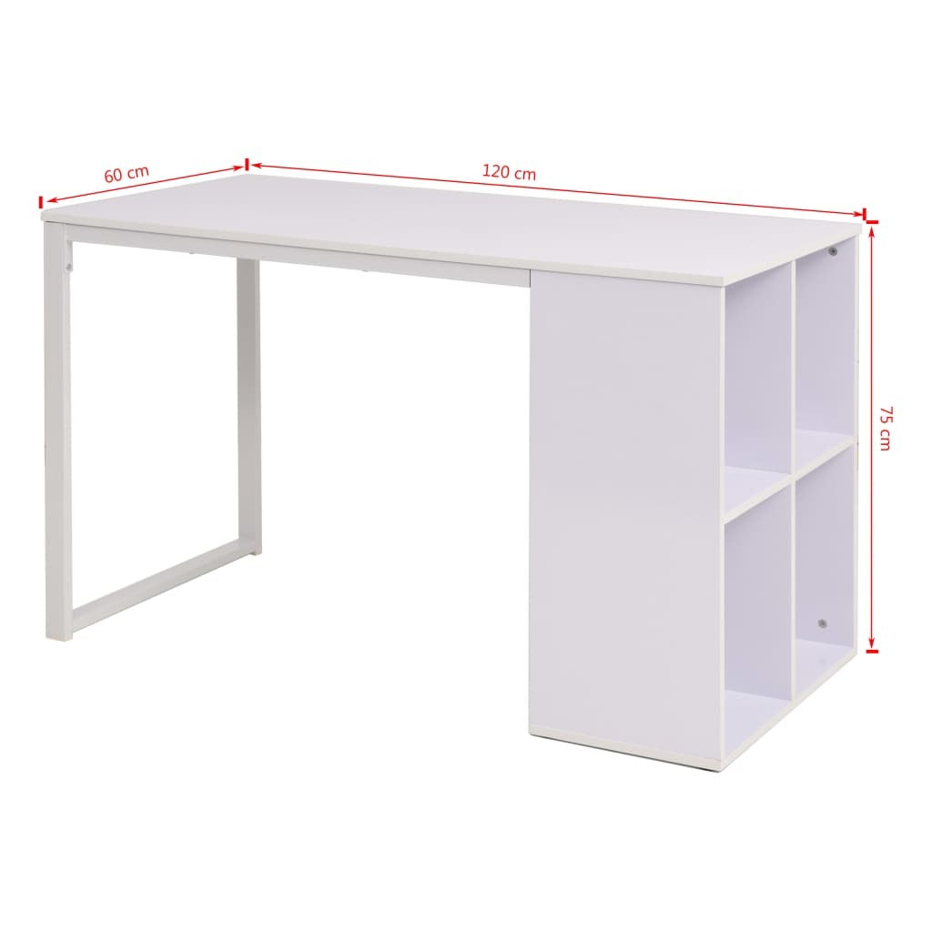 Writing Desk 120x60x75 cm White