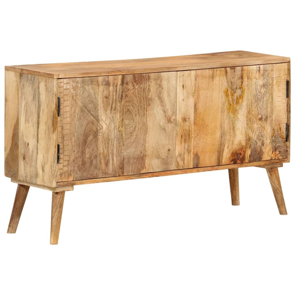 vidaXL Sideboard Solid Mango Wood 110x30x60 cm