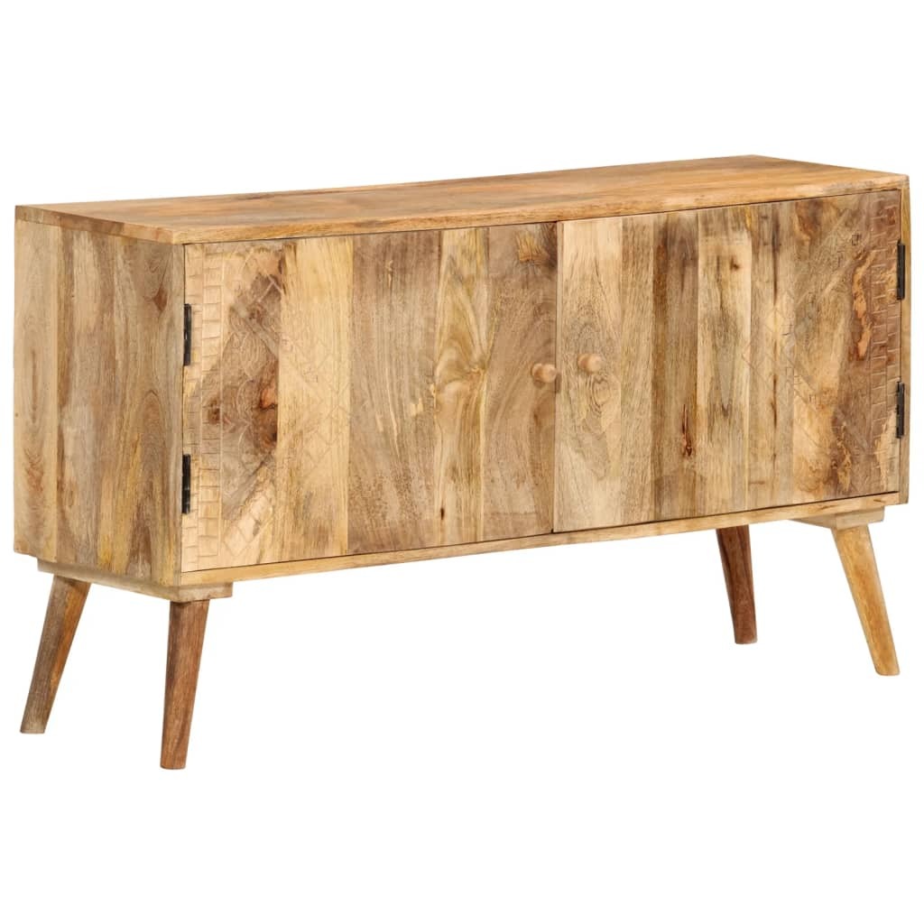 vidaXL Sideboard Solid Mango Wood 110x30x60 cm