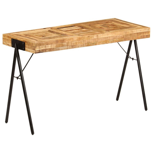 vidaXL Writing Table Solid Mango Wood 118x50x75 cm