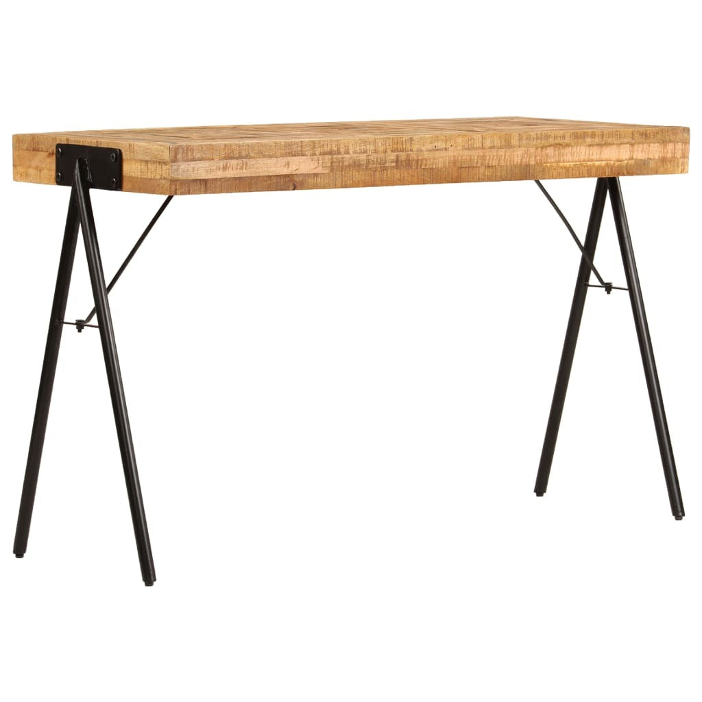 vidaXL Writing Table Solid Mango Wood 118x50x75 cm