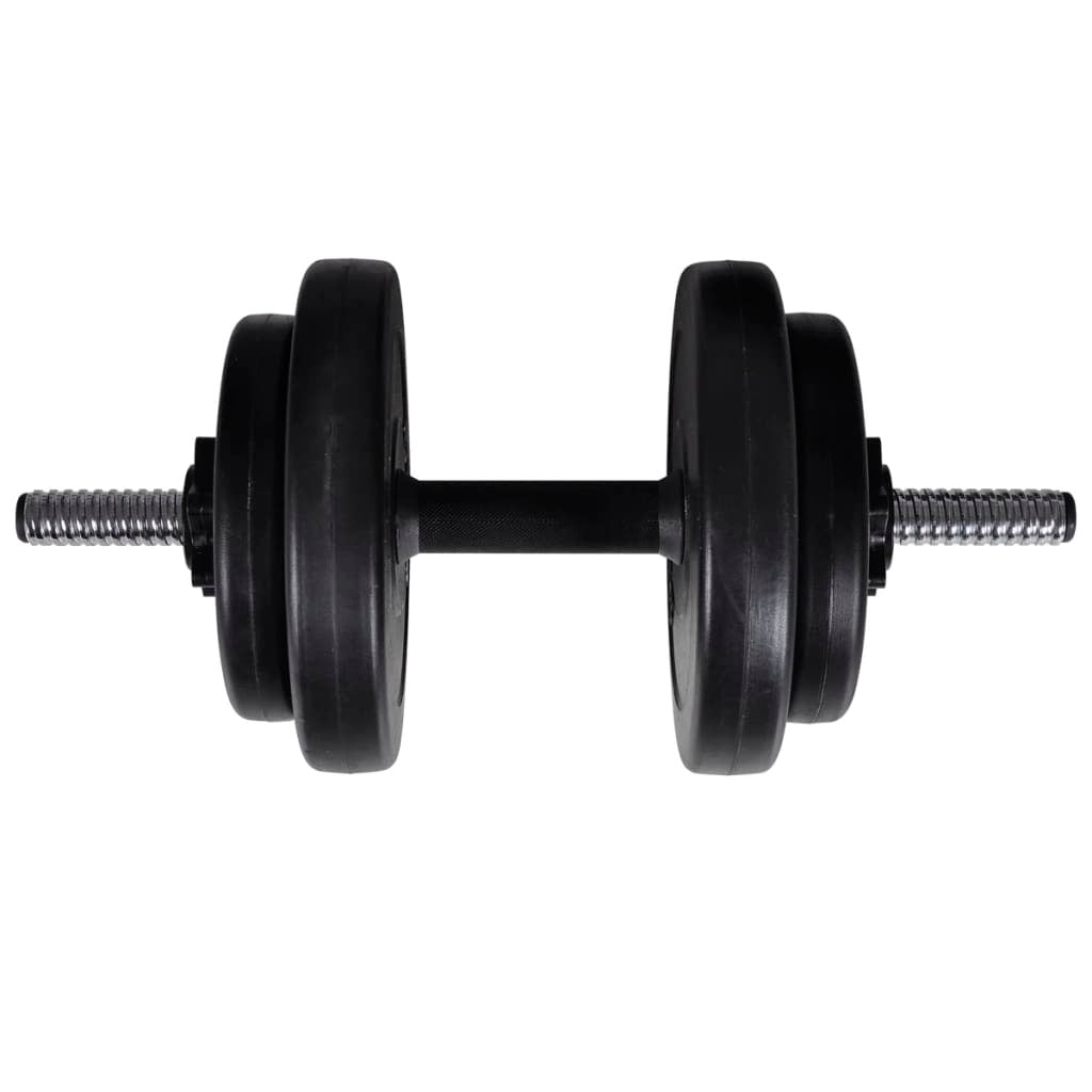 Weight Bench with Weight Rack, Barbell and Dumbbell Set 60.5kg