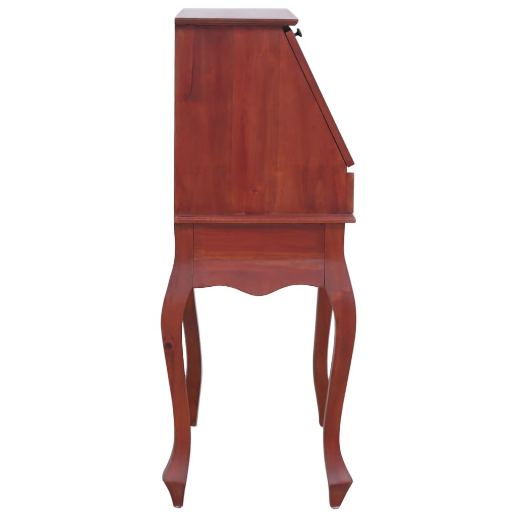 vidaXL Secretary Desk Brown 78x42x103 cm Solid Mahogany Wood