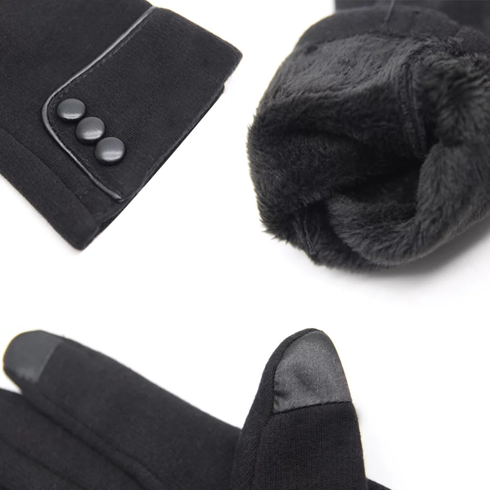 Women Warm Gloves Touchscreen Gloves for Women Windproof Mittens