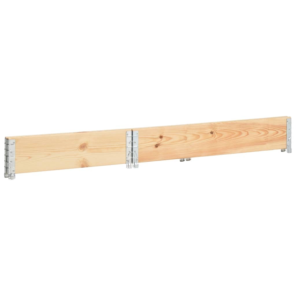 vidaXL Pallet Collar 80x120 cm Solid Pine Wood