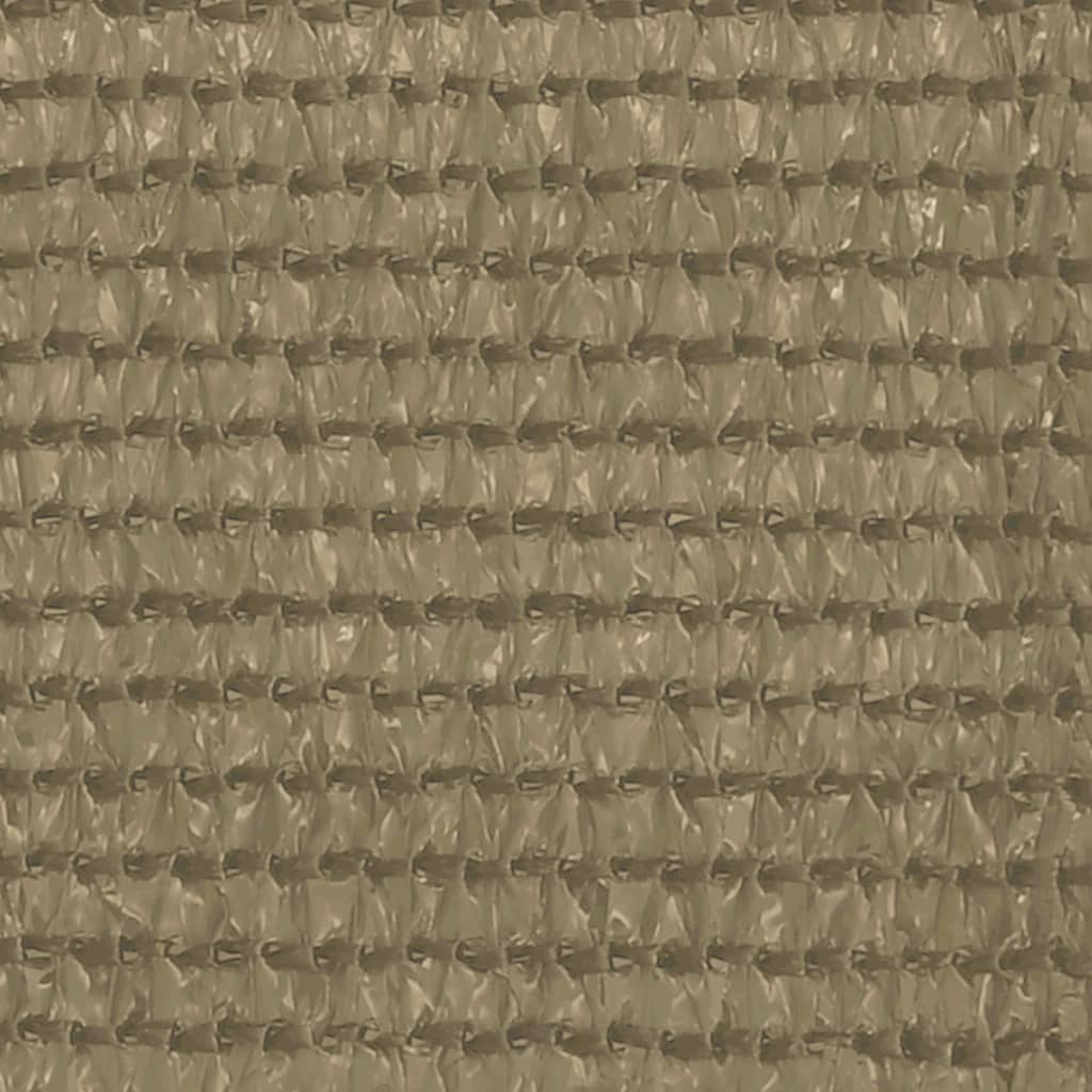 vidaXL Tent Carpet Taupe 400x700 cm HDPE