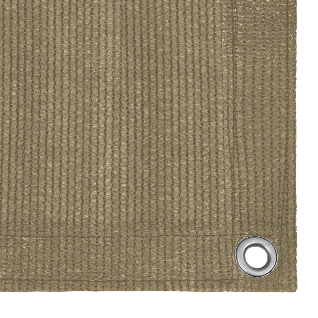 vidaXL Tent Carpet Taupe 400x700 cm HDPE