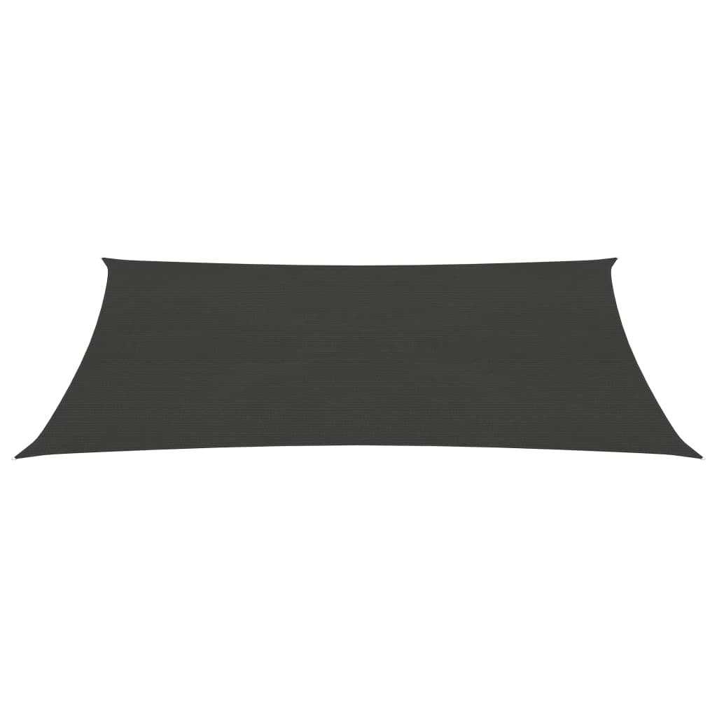 vidaXL Sunshade Sail 160 g/m Anthracite 3x4 m HDPE