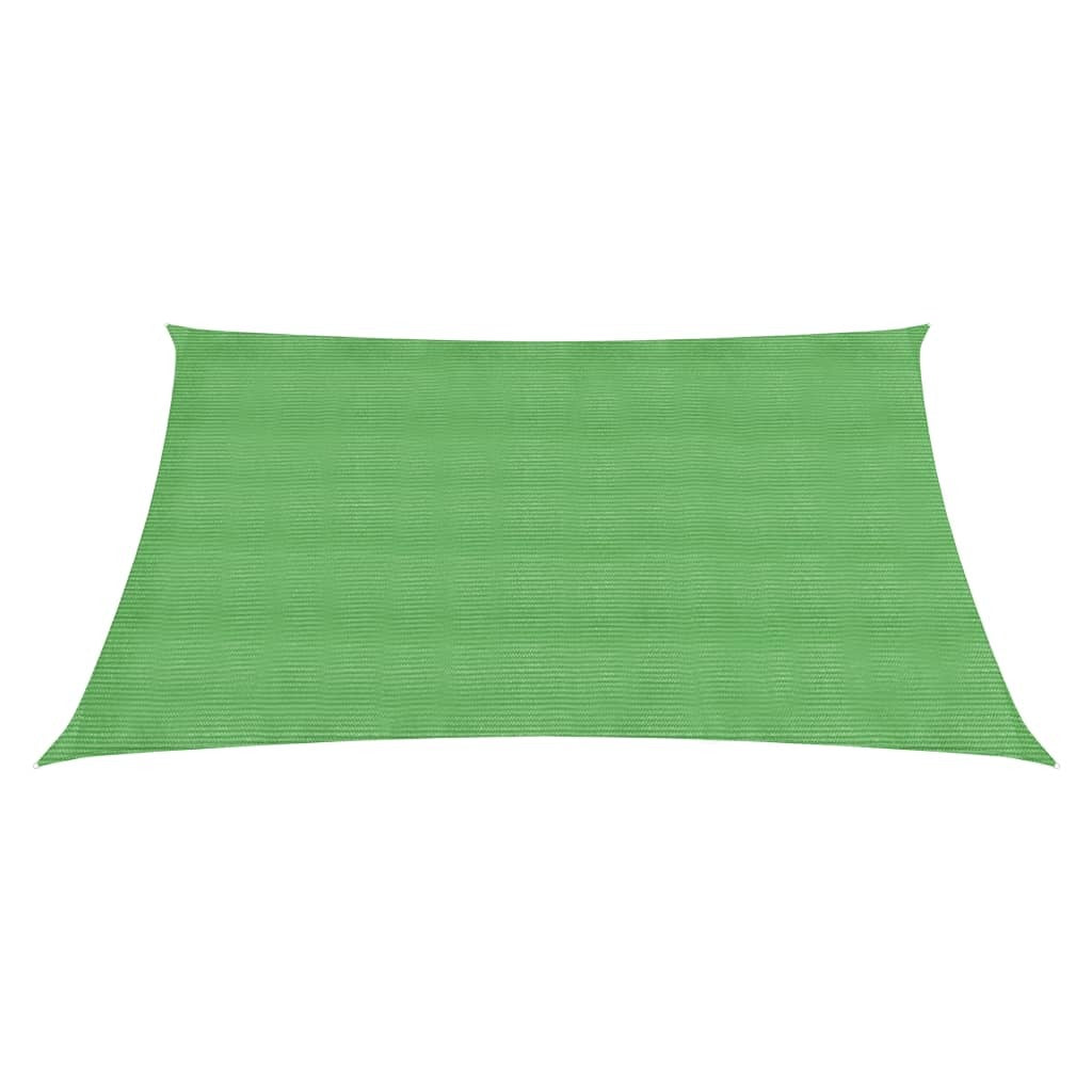 vidaXL Sunshade Sail 160 g/m Light Green 3x3 m HDPE