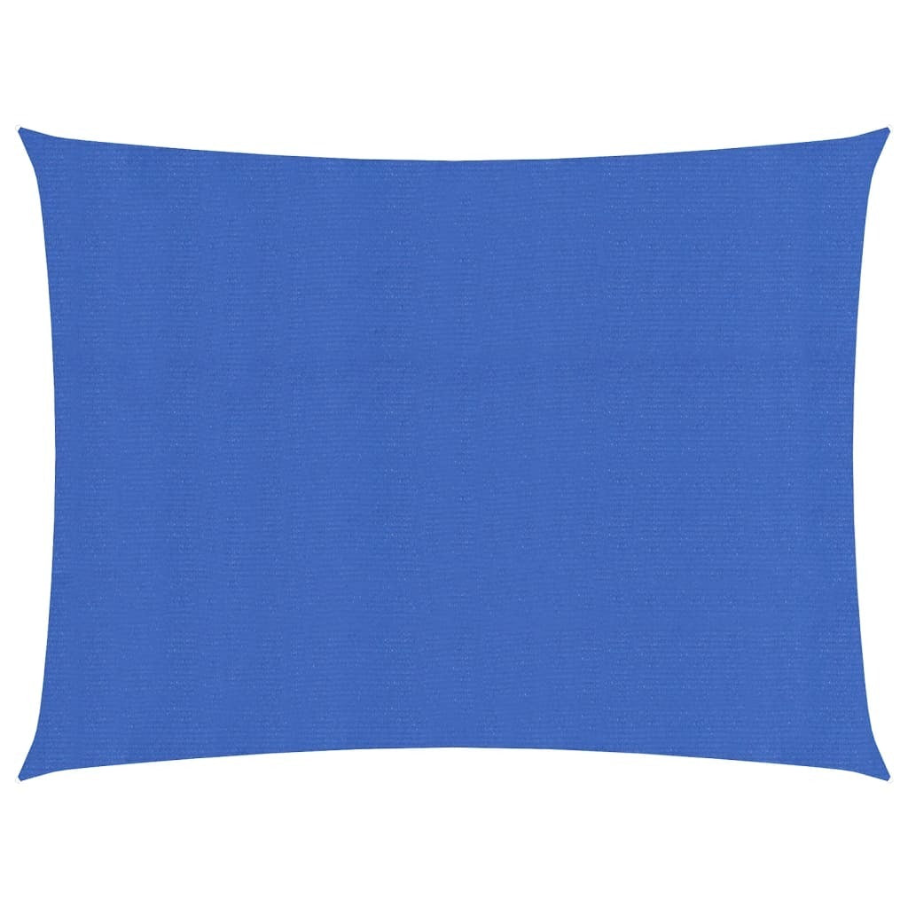 vidaXL Sunshade Sail 160 g/m Blue 2.5x3 m HDPE