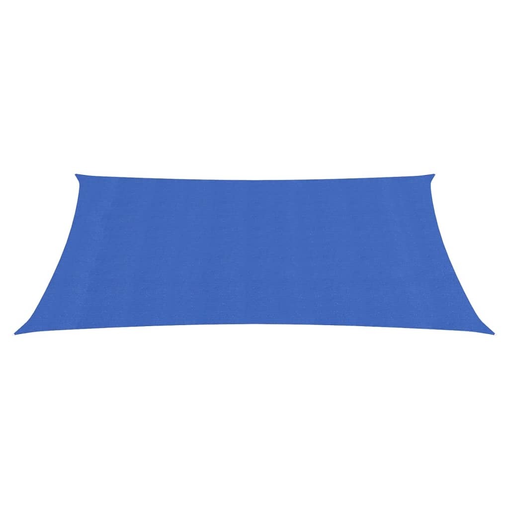 vidaXL Sunshade Sail 160 g/m Blue 2.5x3 m HDPE