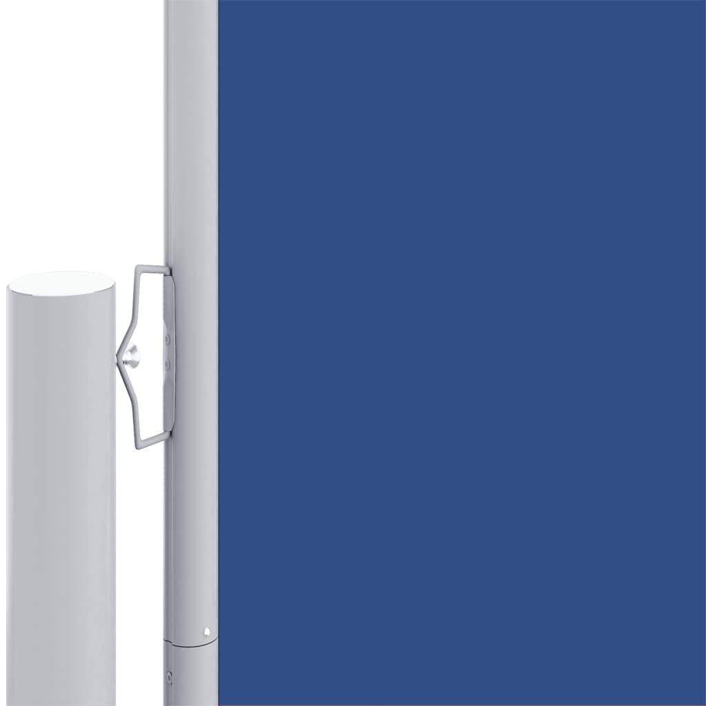 vidaXL Retractable Side Awning Blue 117x1200 cm