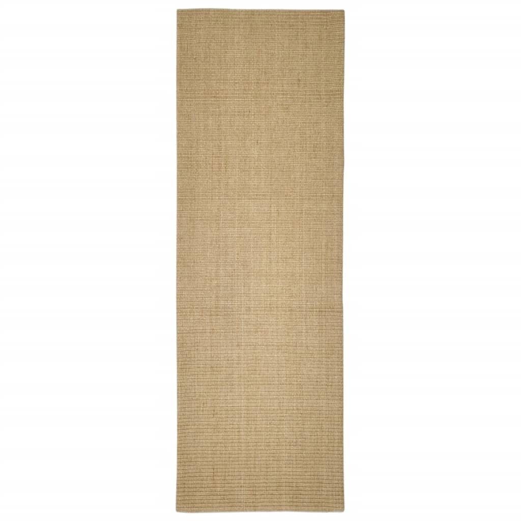 vidaXL Sisal Rug for Scratching Post 66x200 cm