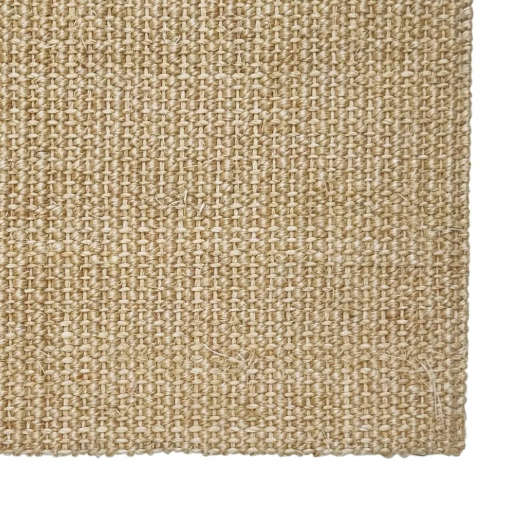 vidaXL Sisal Rug for Scratching Post 100x150 cm