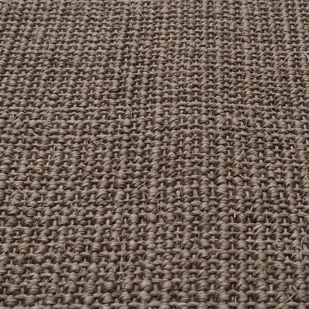 vidaXL Sisal Rug for Scratching Post Brown 66x200 cm