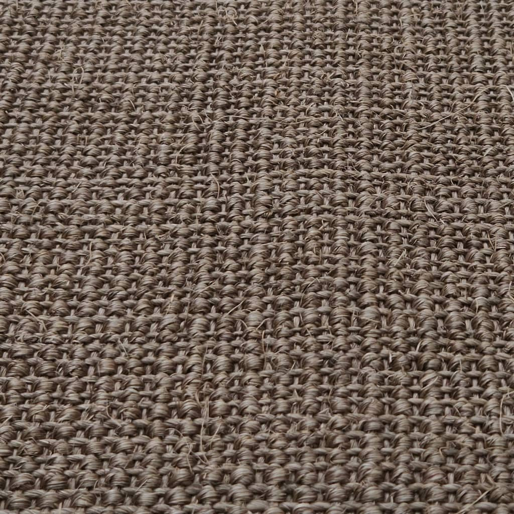 vidaXL Sisal Rug for Scratching Post Brown 66x250 cm