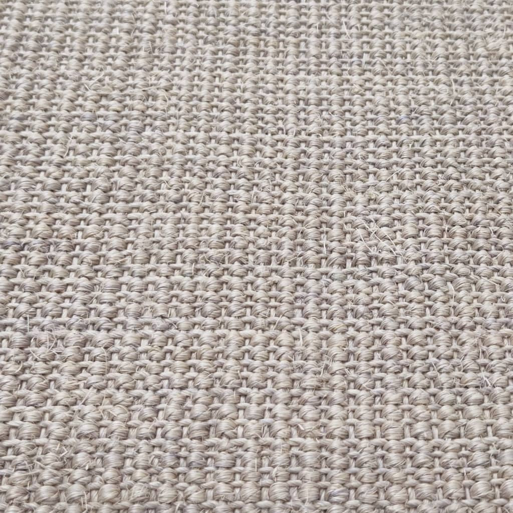 vidaXL Sisal Rug for Scratching Post Sand 66x250 cm