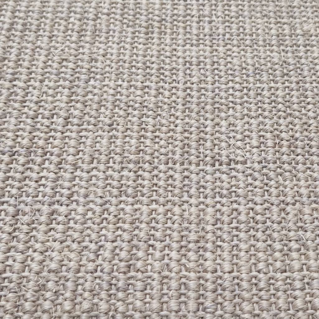 vidaXL Sisal Rug for Scratching Post Sand 66x350 cm