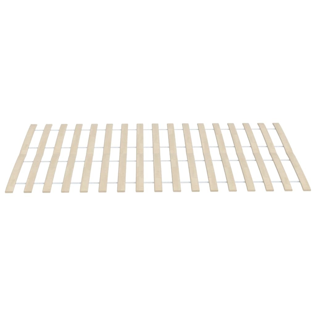 vidaXL Slatted Bed Bases with 34 Slats 2 pcs 70x200 cm