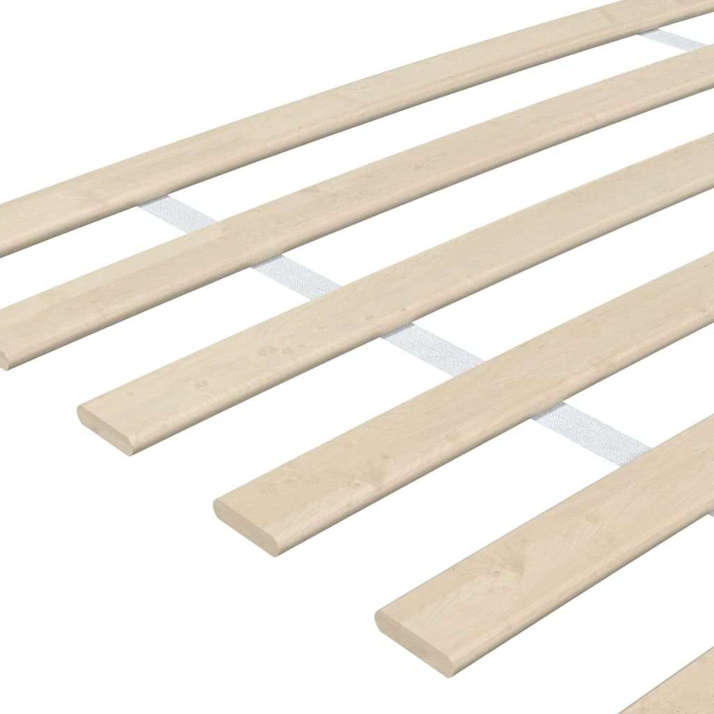 vidaXL Slatted Bed Bases with 34 Slats 2 pcs 70x200 cm