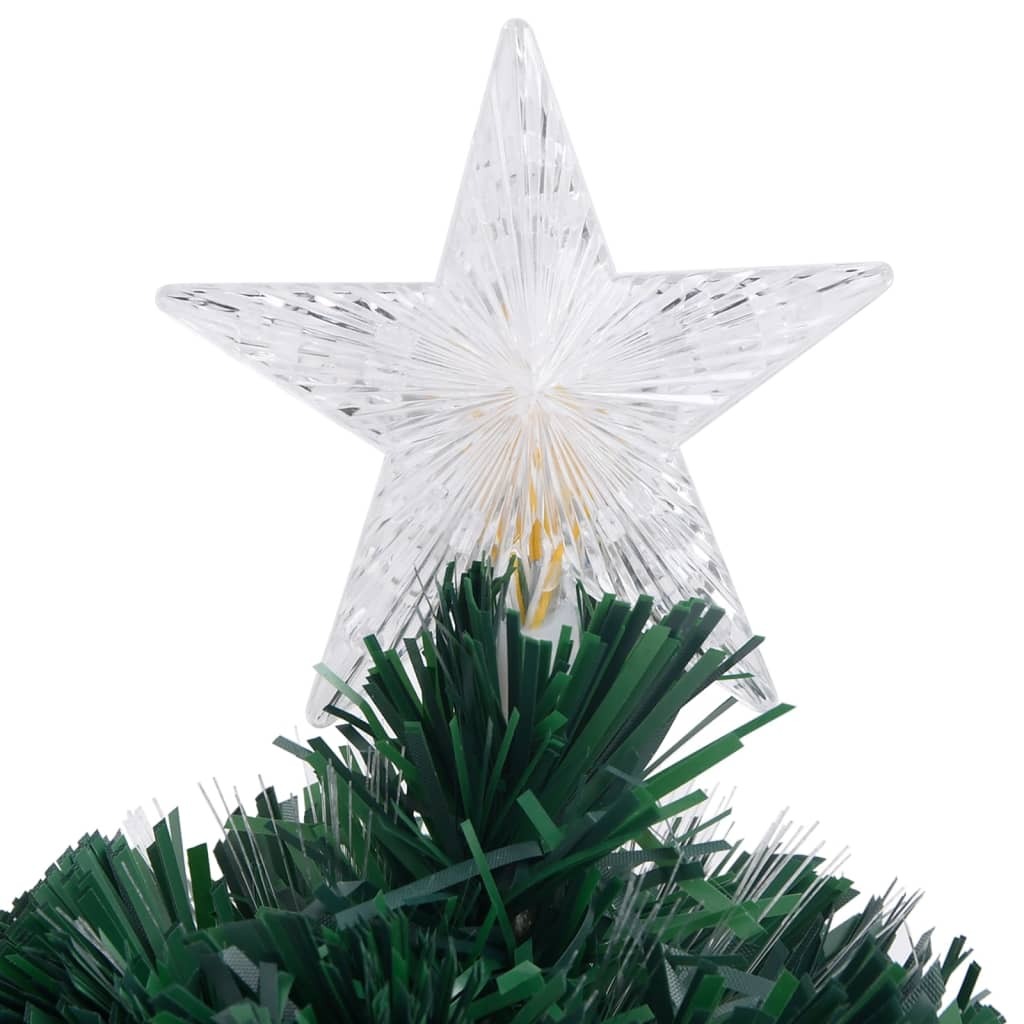 vidaXL Pre-lit Christmas Tree with Stand 64 cm Fibre Optic