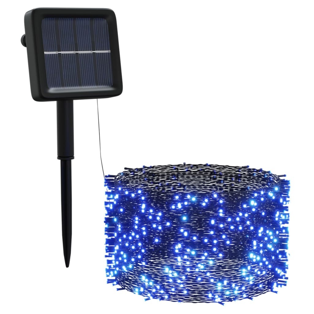 vidaXL Solar Fairy Lights 5 pcs 5x200 LED Blue Indoor Outdoor