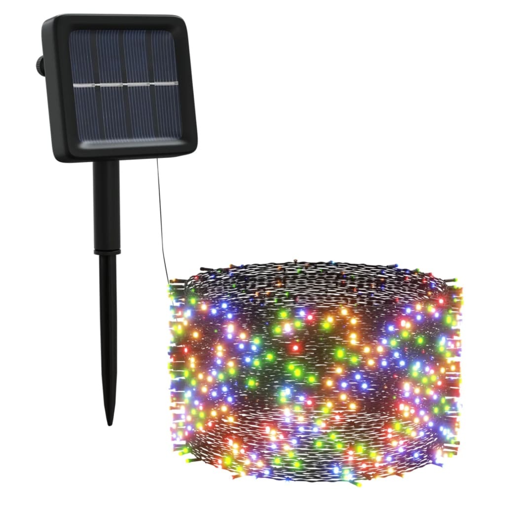 vidaXL Solar Fairy Lights 5 pcs 5x200 LED Colourful Indoor Outdoor