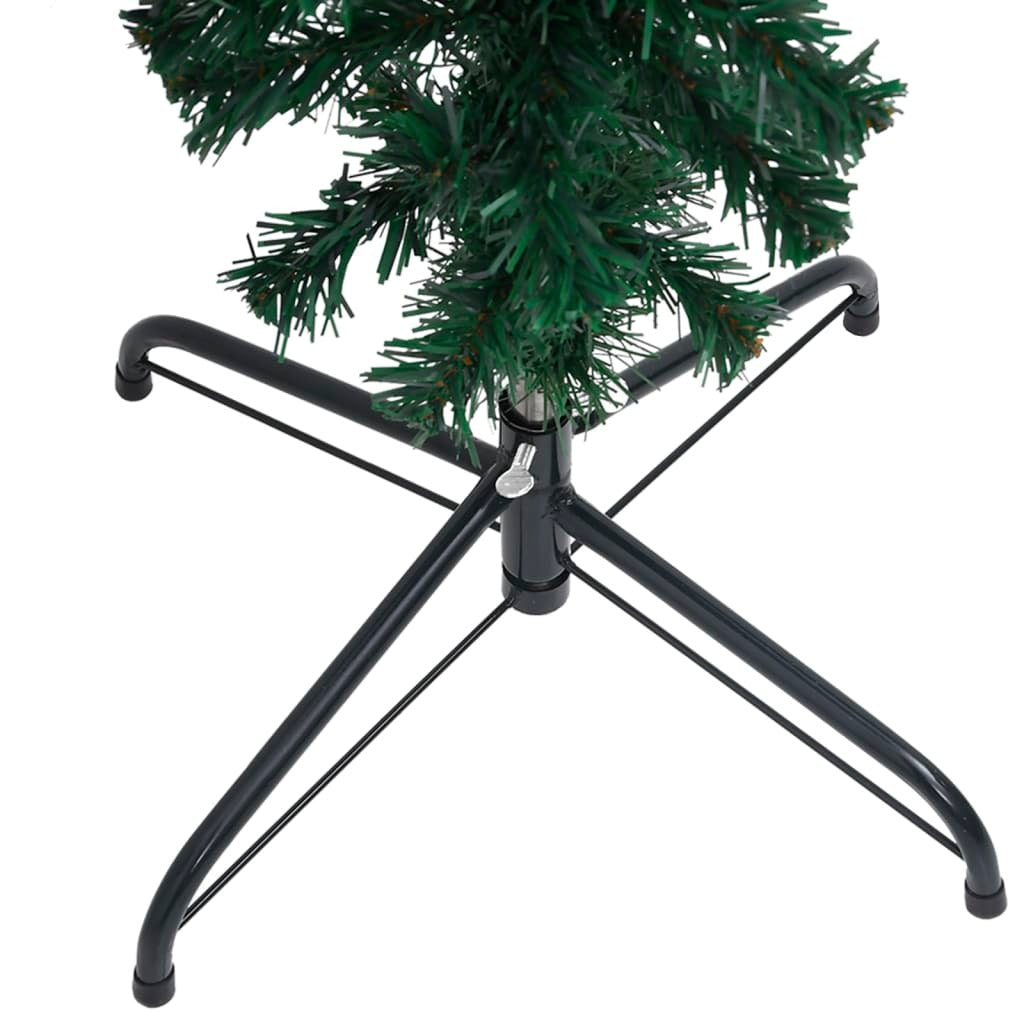 vidaXL Upside-down Artificial Christmas Tree with Stand Green 120 cm