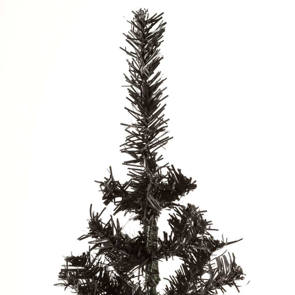 vidaXL Slim Christmas Tree Black 150 cm