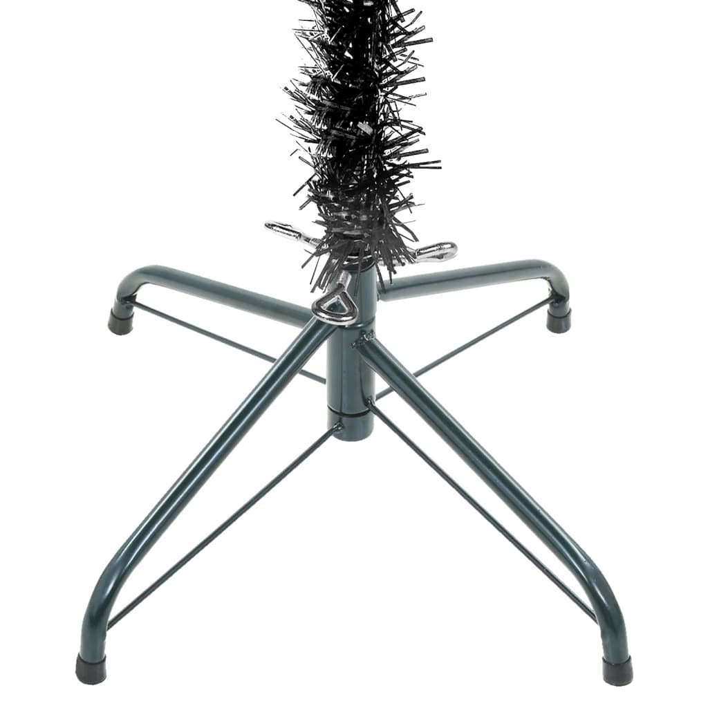 vidaXL Slim Christmas Tree Black 240 cm