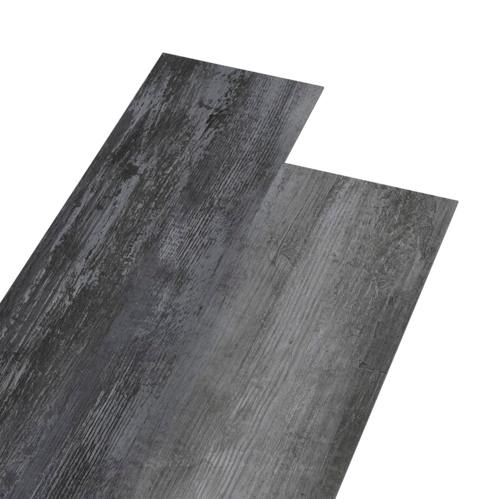 vidaXL Self-adhesive PVC Flooring Planks 5.21 m? 2 mm Shiny Grey