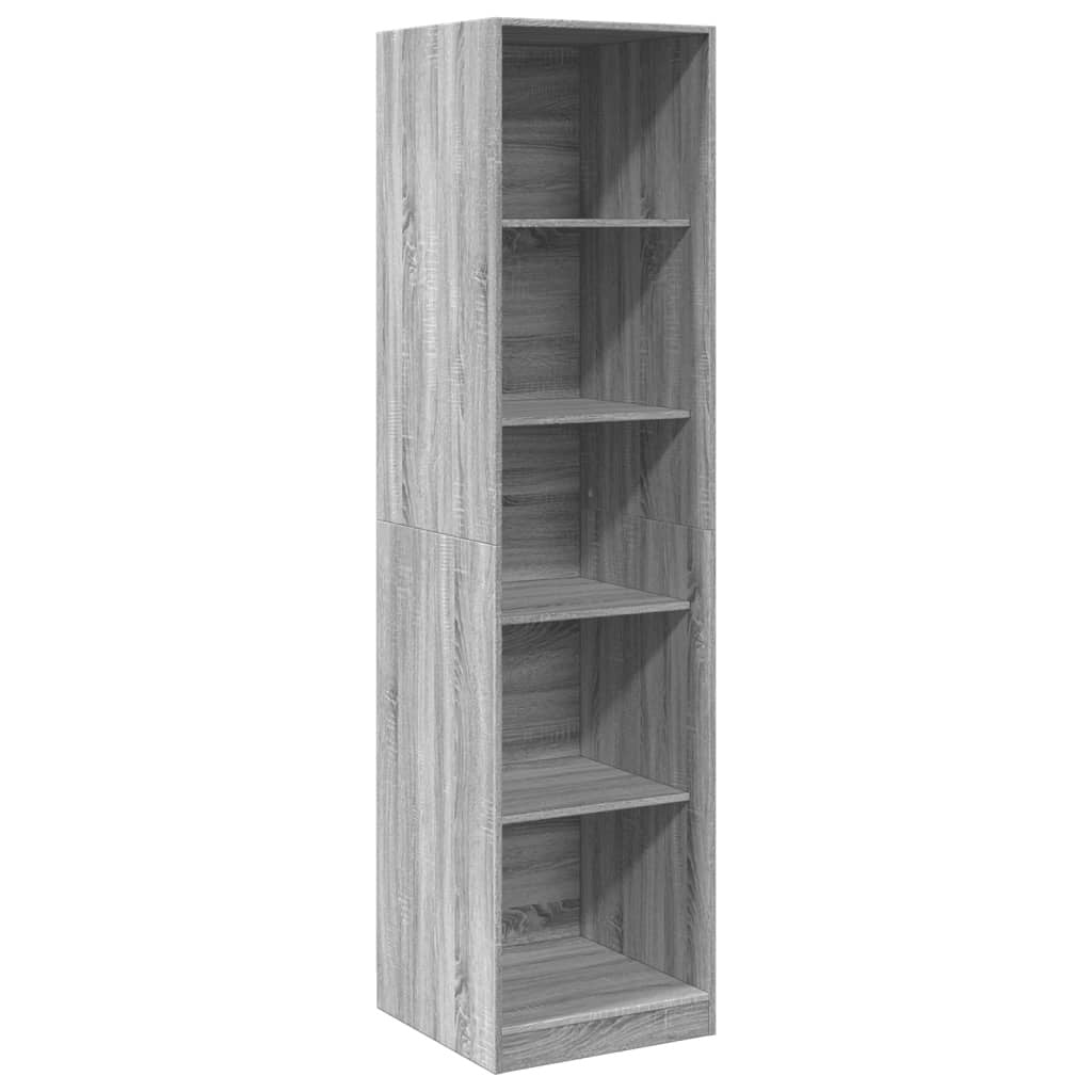 vidaXL Wardrobe Grey Sonoma 50x50x200 cm Engineered Wood