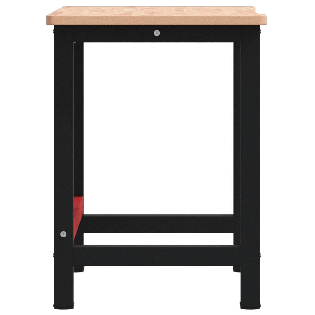 Workbench 100x(55-60)x81.5 cm Solid Wood Beech