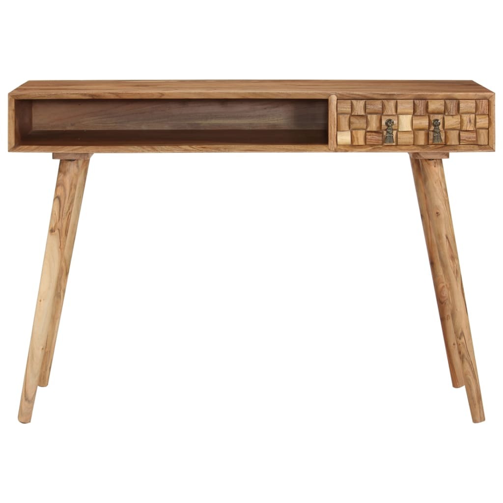 vidaXL Writing Desk 115x50x76 cm Solid Wood Acacia