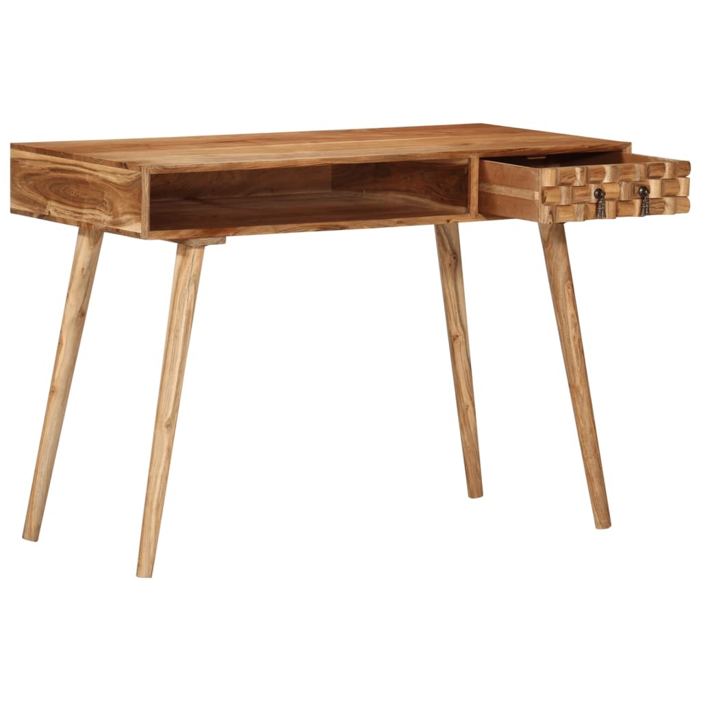 vidaXL Writing Desk 115x50x76 cm Solid Wood Acacia