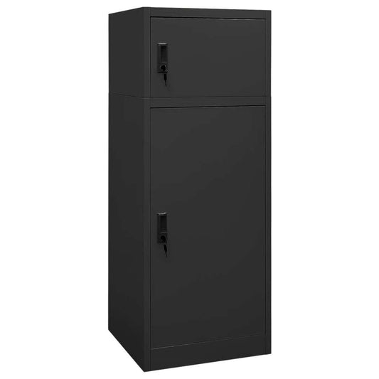 vidaXL Saddle Cabinet Anthracite 53x53x140 cm Steel