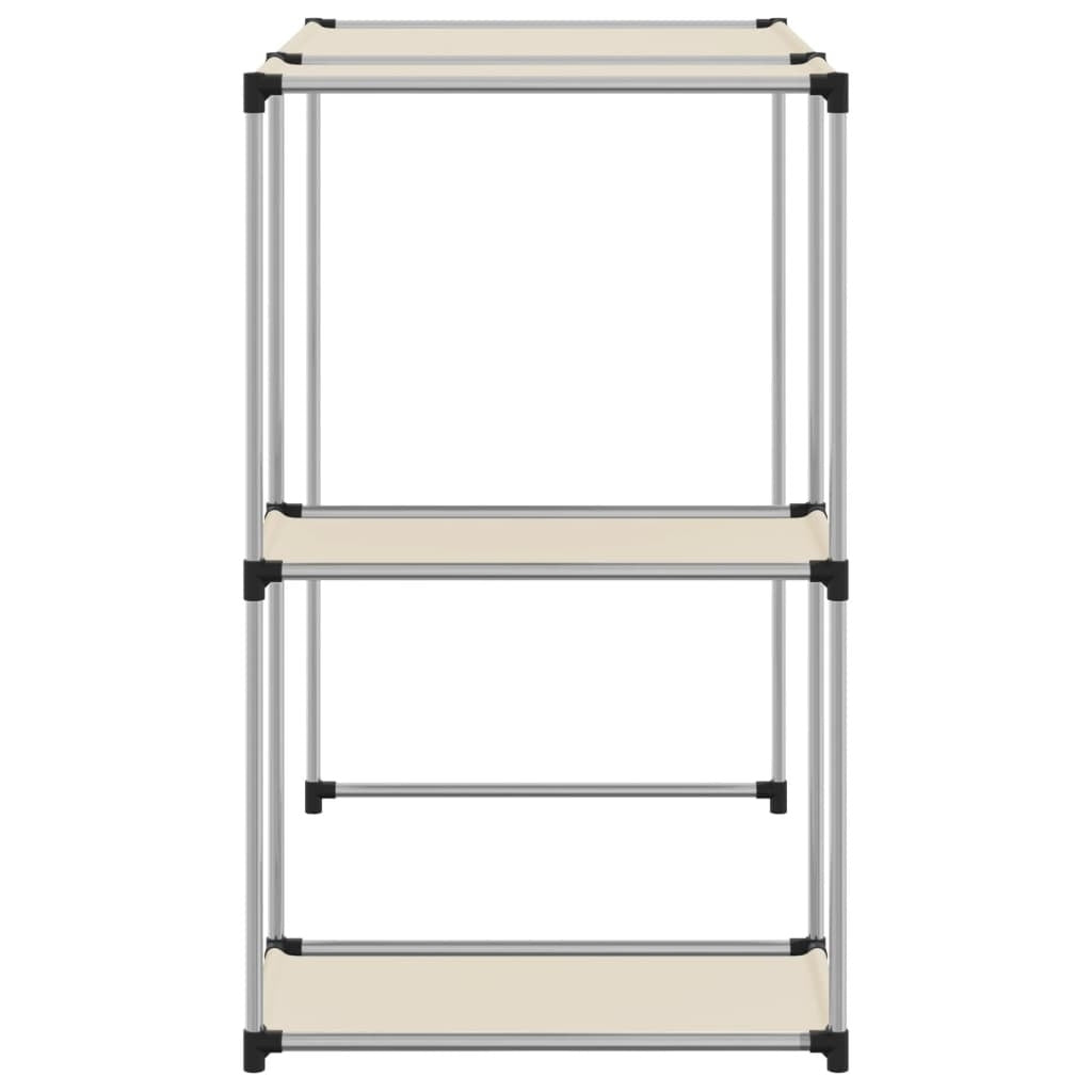 vidaXL Storage Rack over Washing Machine Cream 87x55x90.5 cm Iron