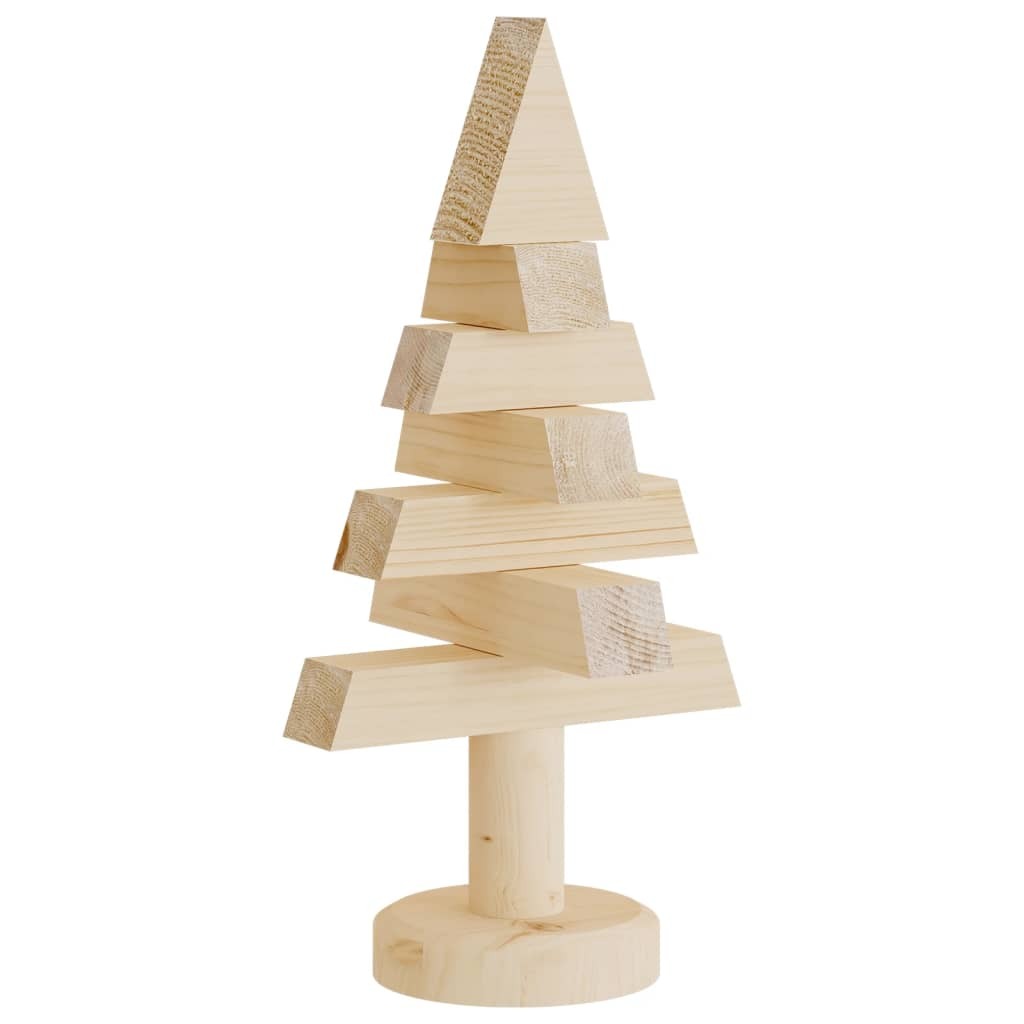 vidaXL Wooden Christmas Trees for Decoration 2 pcs 30 cm Solid Wood Pine