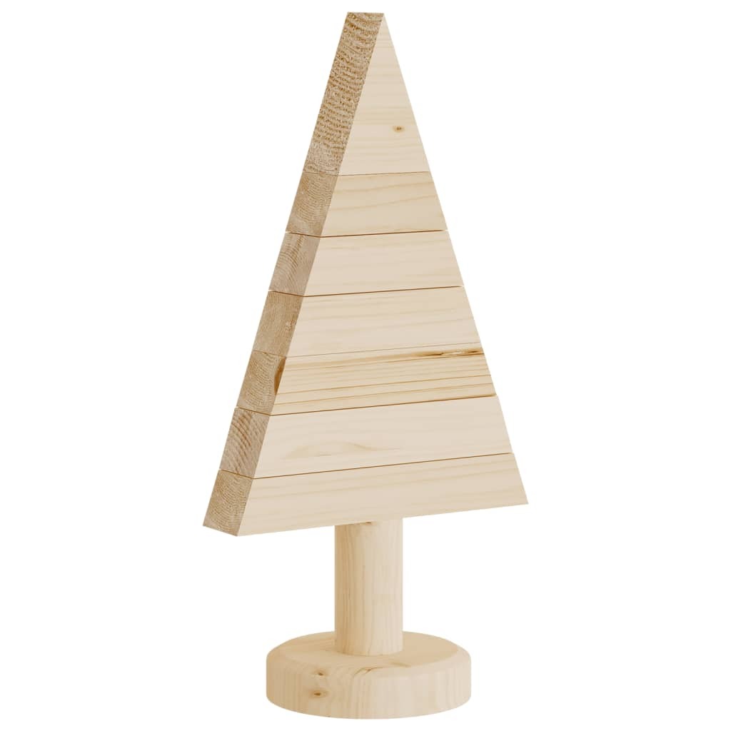 vidaXL Wooden Christmas Trees for Decoration 2 pcs 30 cm Solid Wood Pine