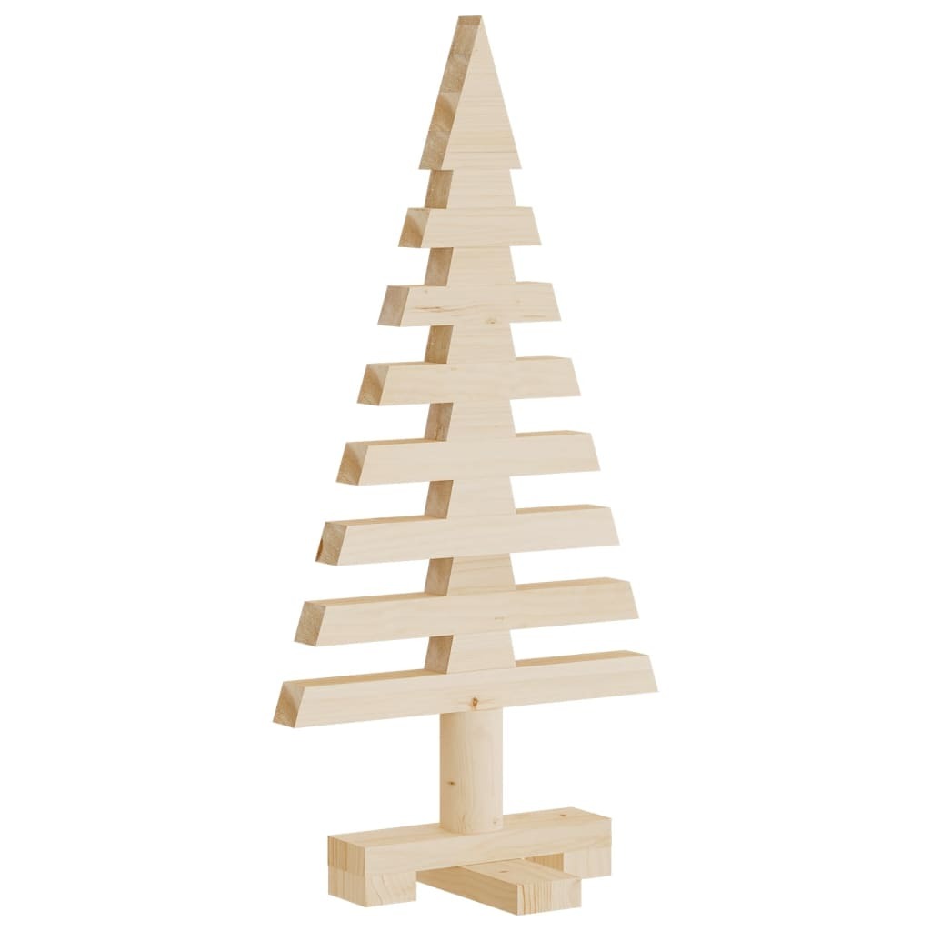 vidaXL Wooden Christmas Tree for Decoration 60 cm Solid Wood Pine