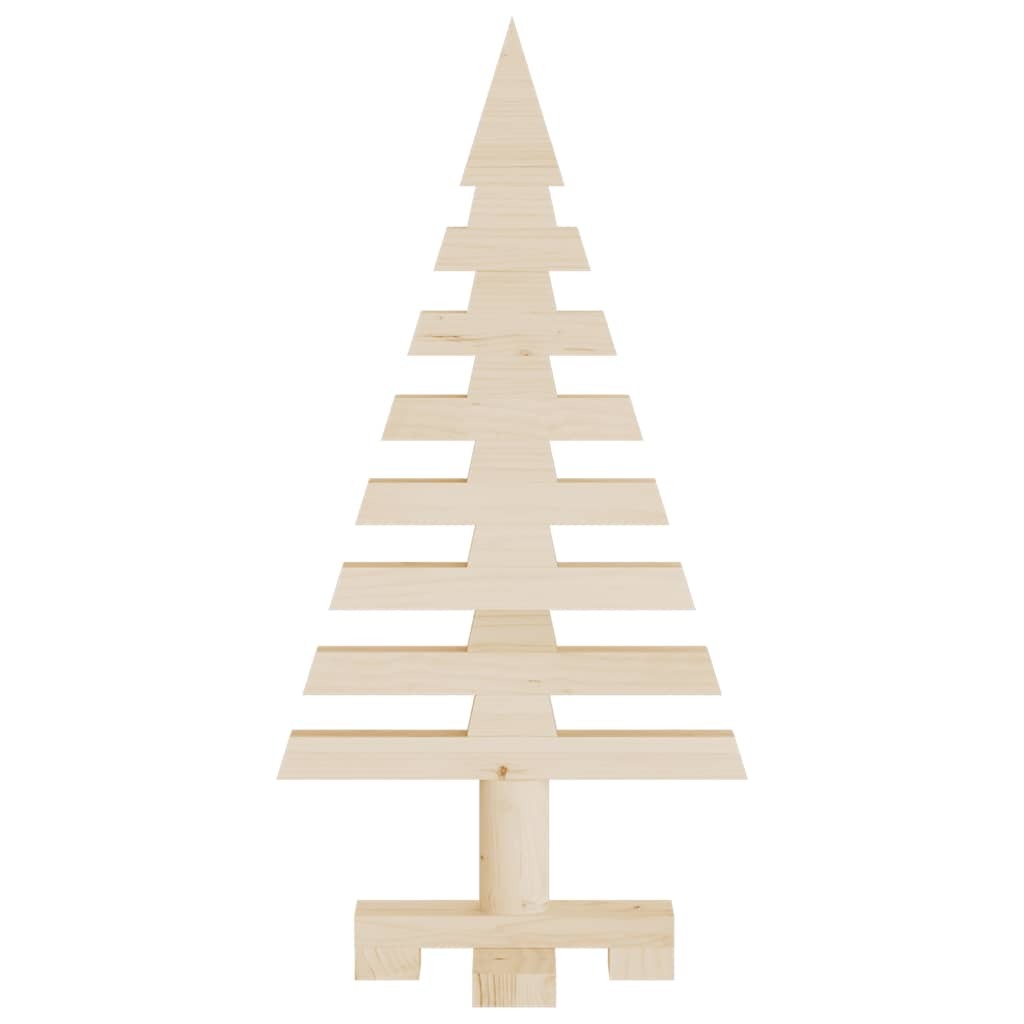 vidaXL Wooden Christmas Tree for Decoration 60 cm Solid Wood Pine