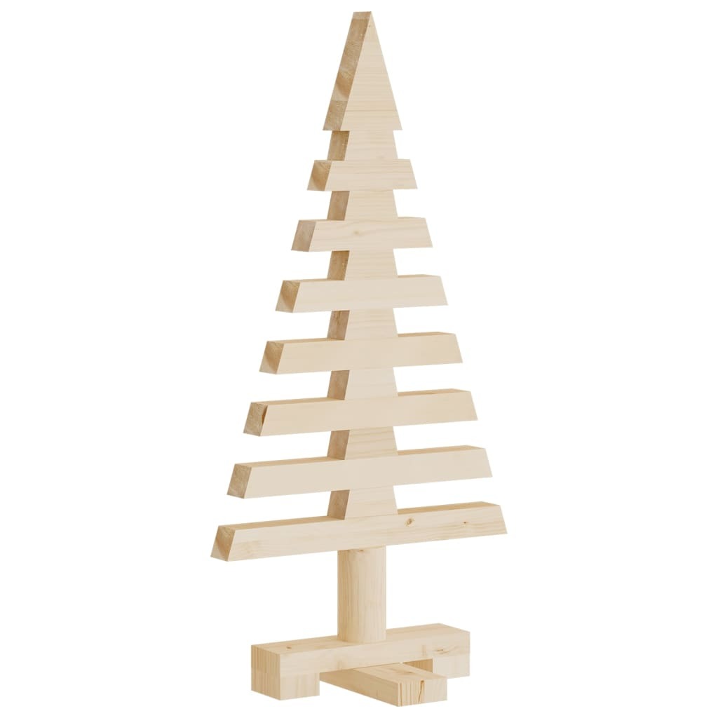 vidaXL Wooden Christmas Tree for Decoration 60 cm Solid Wood Pine